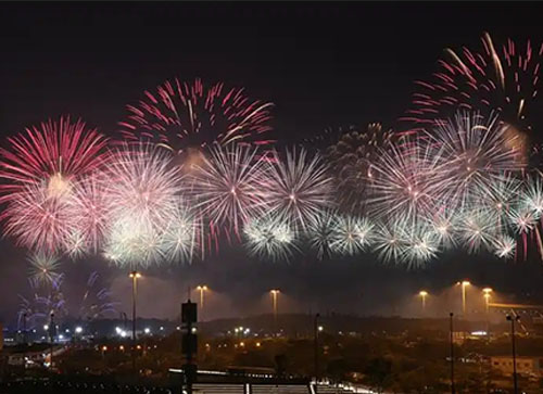 运城焰火晚会